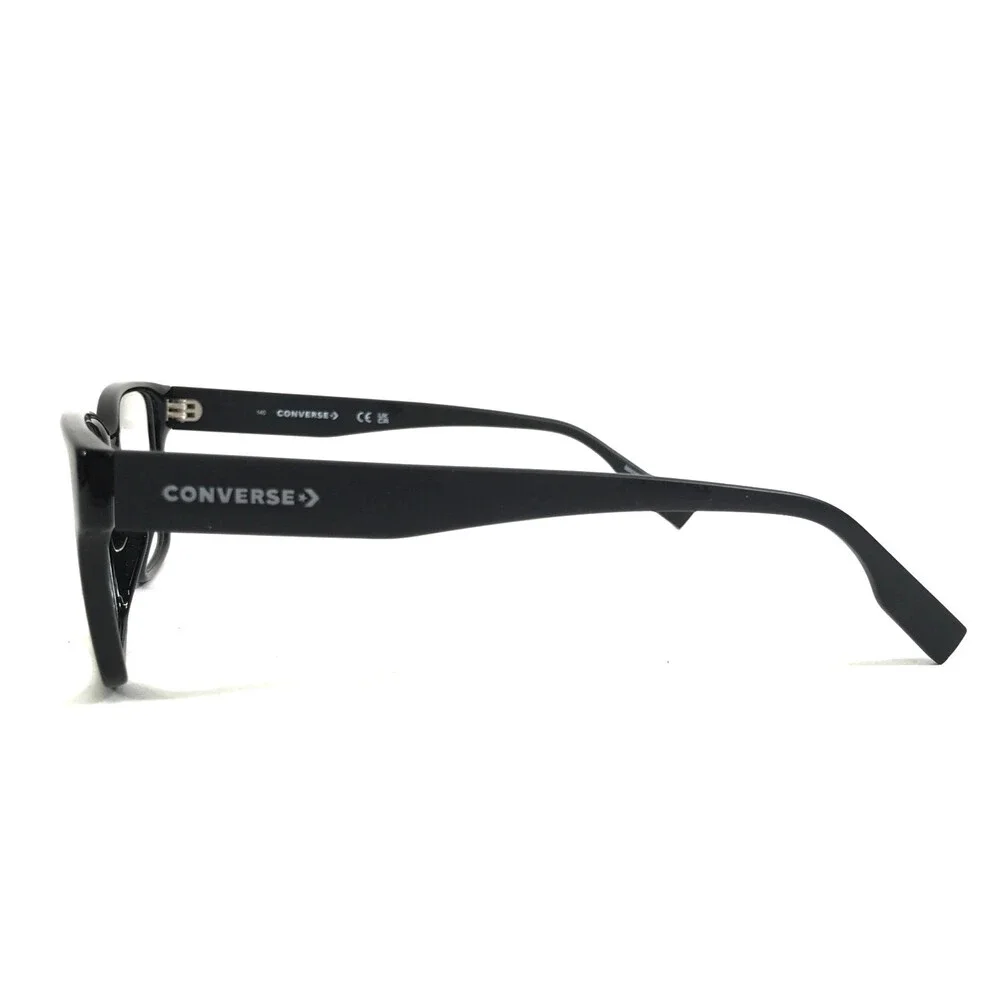 Converse Eyeglasses Frames CV5017 001 Polished Black Rectangle Square 53-17-140